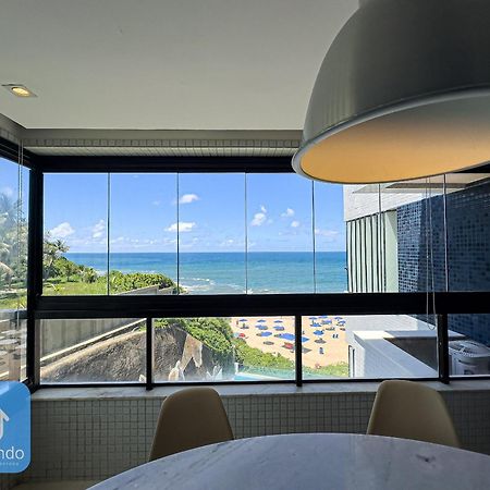 Apartamento Completo Com Vista Mar E Pe Na Areia Salvador Bagian luar foto