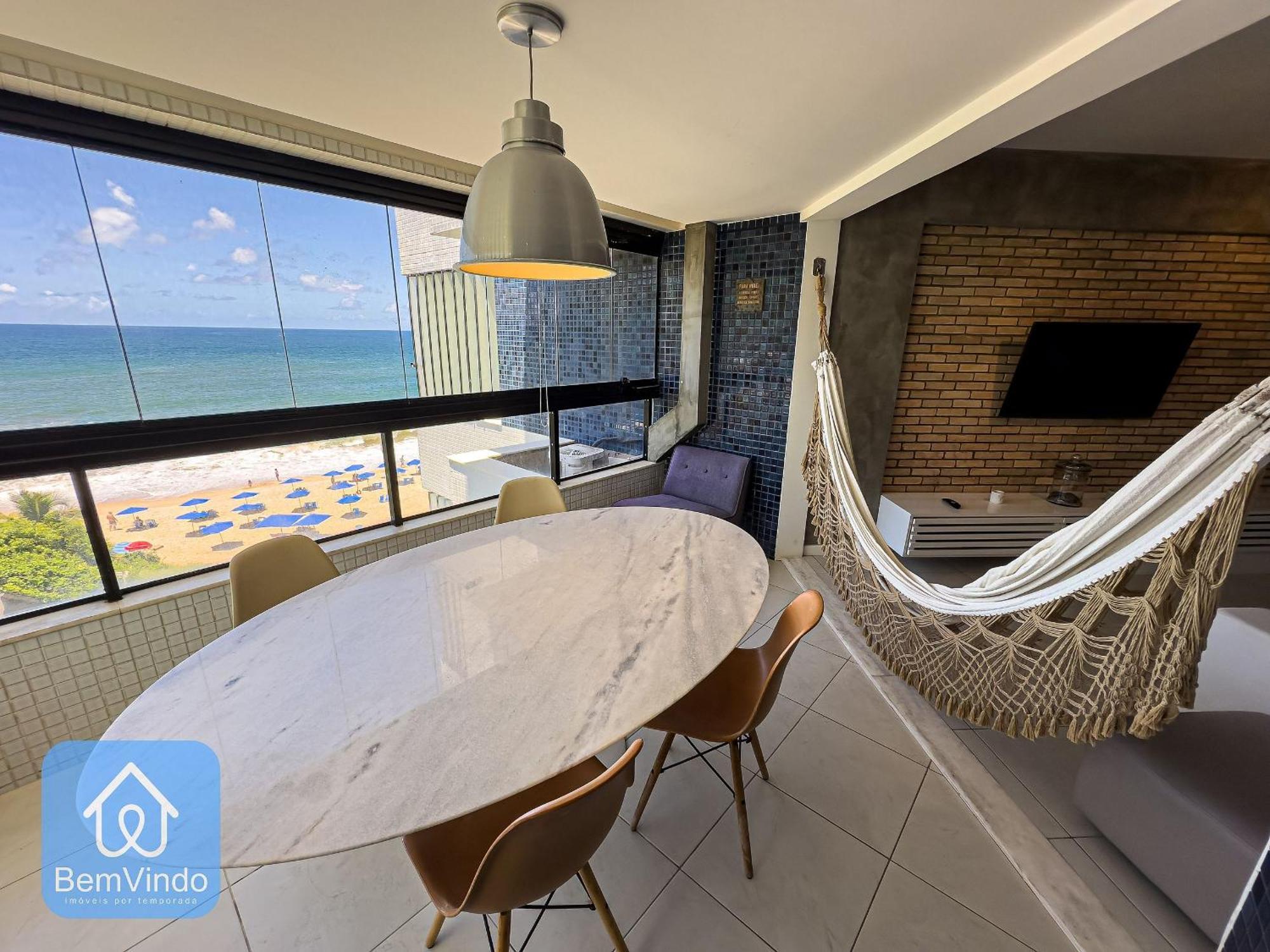 Apartamento Completo Com Vista Mar E Pe Na Areia Salvador Bagian luar foto