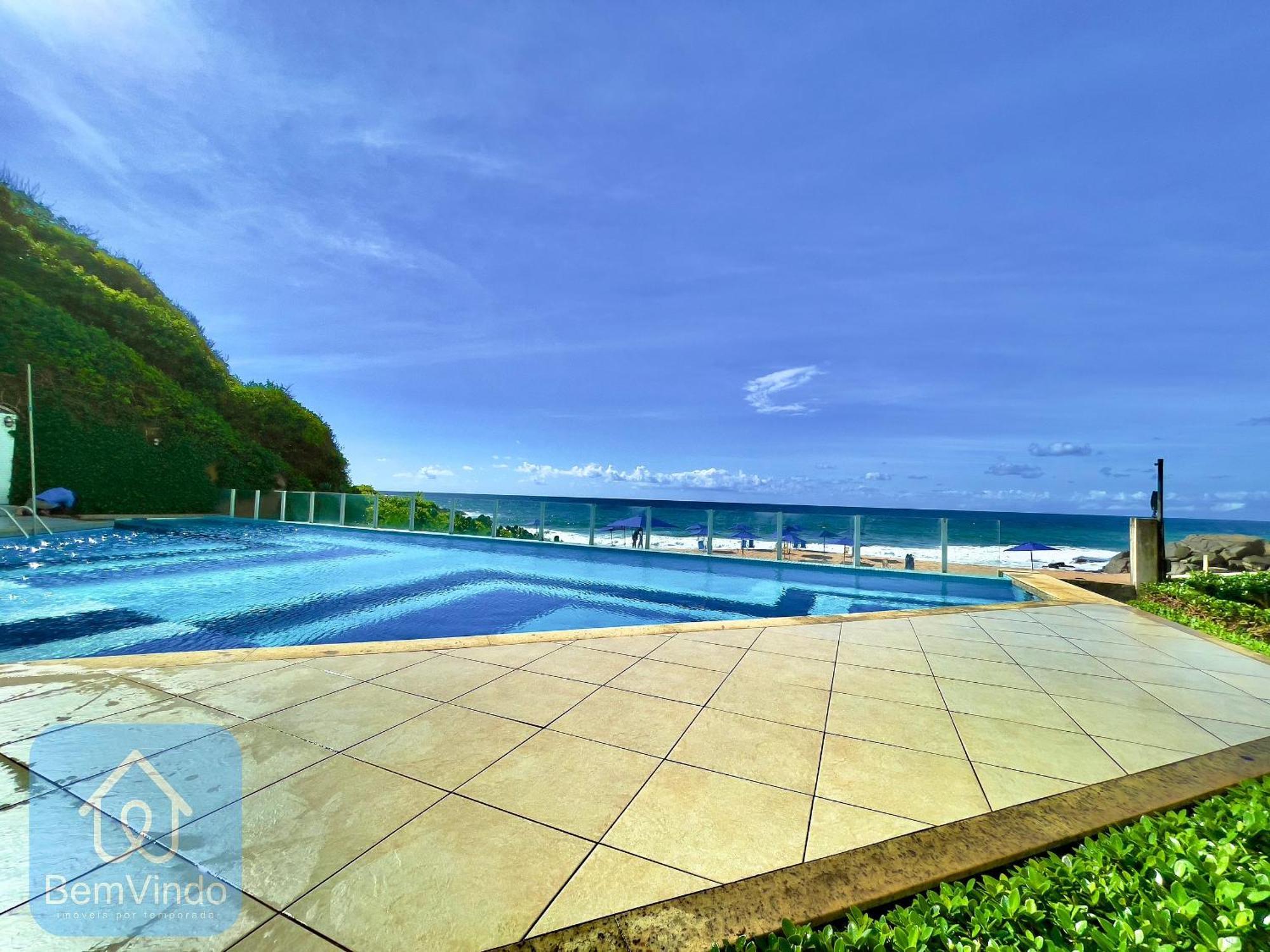 Apartamento Completo Com Vista Mar E Pe Na Areia Salvador Bagian luar foto