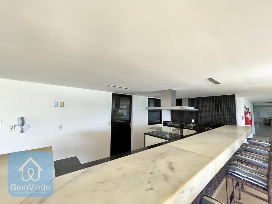 Apartamento Completo Com Vista Mar E Pe Na Areia Salvador Bagian luar foto