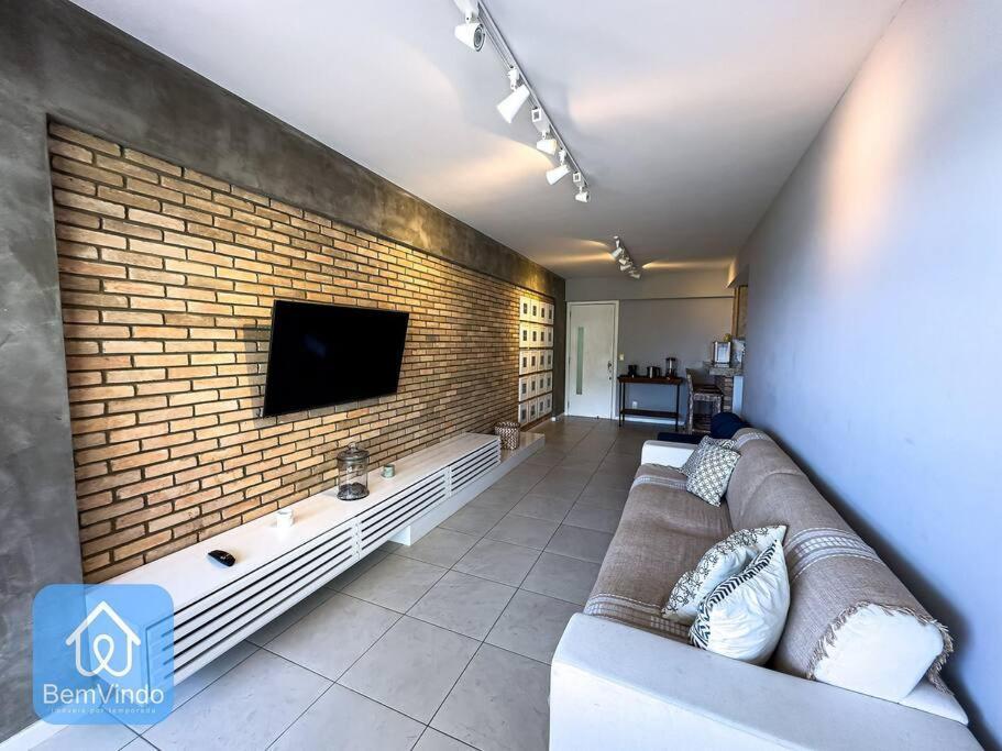 Apartamento Completo Com Vista Mar E Pe Na Areia Salvador Bagian luar foto